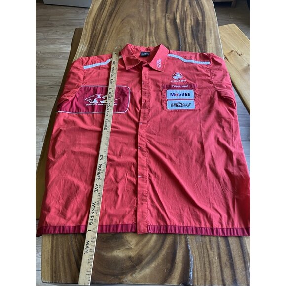 HRT HOLDEN RACING TEAM Button Up Pit Crew Shirt V8 SUPERCARS Men's 2XL - Picture 9 of 16